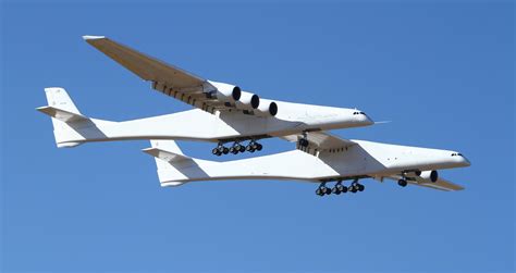 mega jet asia|World’s largest plane takes to the skies over California.